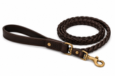Braided Leather Leash
