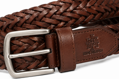 Braided Leather Belt