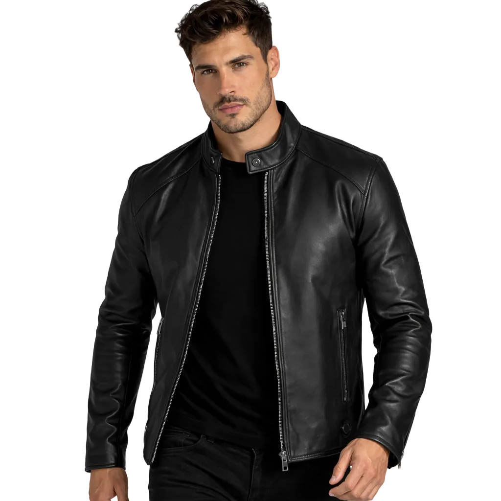 Obsidian Leather Jacket
